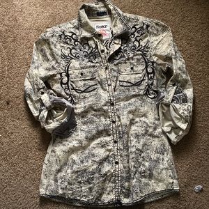 Roar show riding/ rodeo shirt